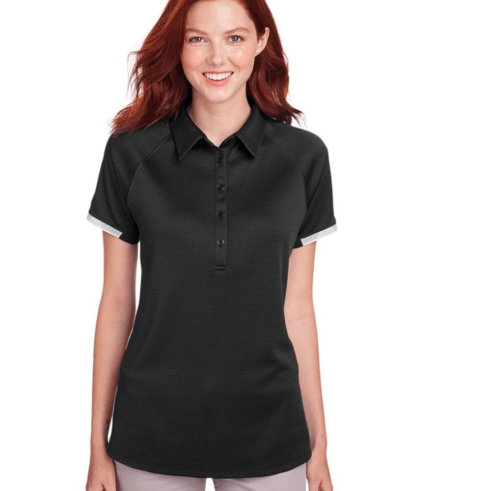 Under Armour Women's Black Corporate Rival Polo 1343675 Size XL (New).